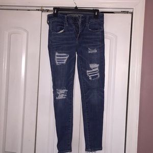 American Eagle high waisted skinny jeans